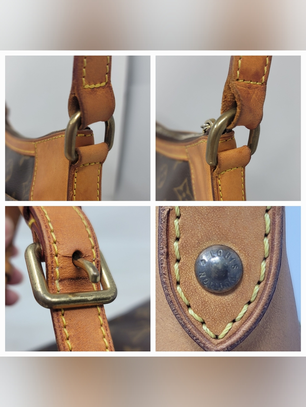 Louis Vuitton Odeon PM Monogram Canvas Shoulder Crossbody Bag Authentic CA4038 - Picture 7 of 13
